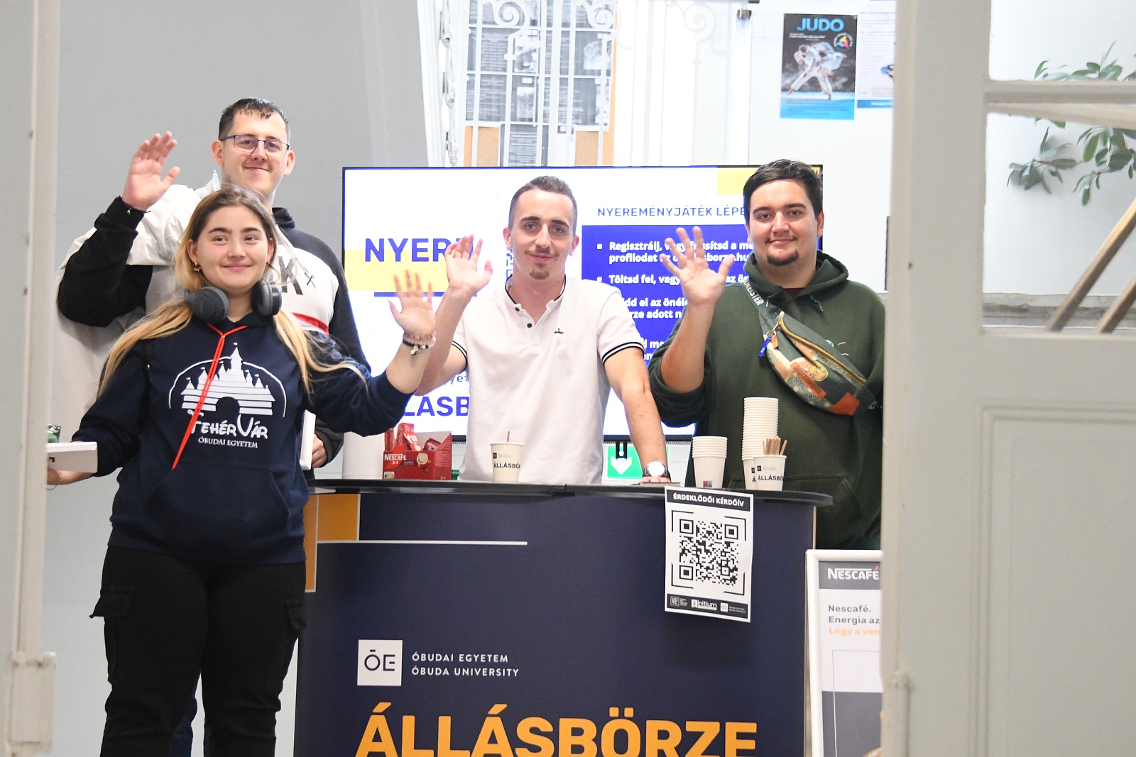 Elsősorban mérnöki ajánlatokkal érkeztek a kiállítók az Óbudai Egyetem Állásbörzéjére